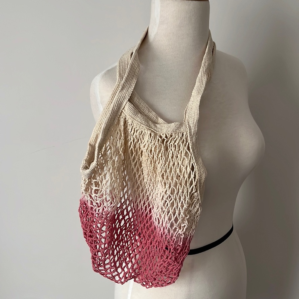 Wide Mesh Tote
